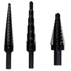 IRWIN 10228 4 Pc. Unibit Step Drill Set with #1T
