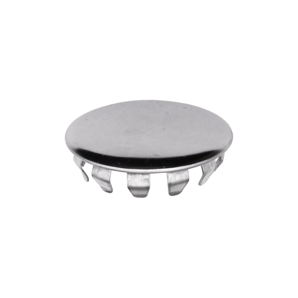 Auveco 10231 Metal Plug Button 1-1/4in. Hole Nickel Pltd