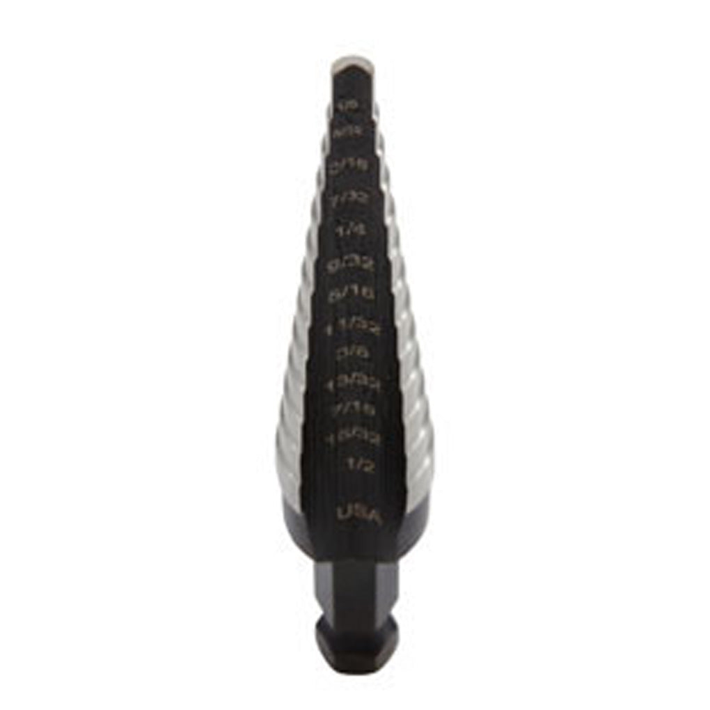IRWIN 10231 #1 High Speed Steel Fractional Self-Starting Drill Bit, 1/8in. 1/2in.