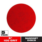 Diablo DND090100H05G SandNet 9 in. L X 9 in. W Ceramic Blend 100 Grit Medium Drywall Sand Pad