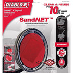 Diablo DND090100H05G SandNet 9 in. L X 9 in. W Ceramic Blend 100 Grit Medium Drywall Sand Pad
