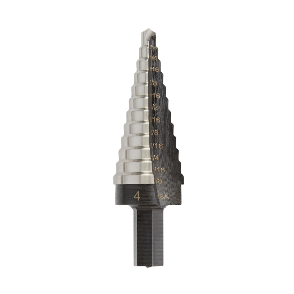 IRWIN 10234 #4 High Speed Steel Fractional Self-Starting Drill Bit, 3/16in. 7/8in.
