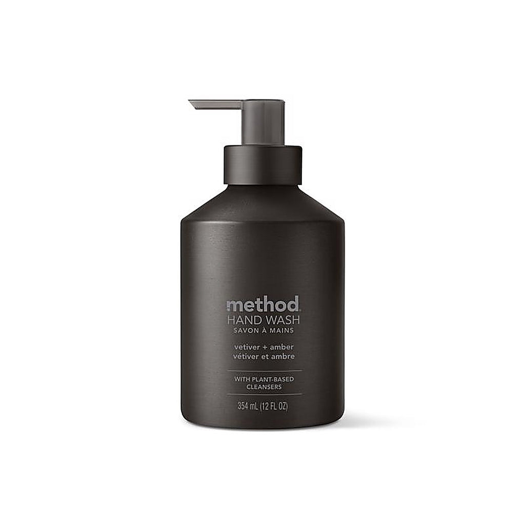 Method 327626 Premium Vetiver & Amber Scent Gel Hand Wash 12 oz