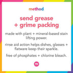 Method 329101 Lemon Mint Scent Pods Dishwasher Detergent 17.2 oz 30 pk