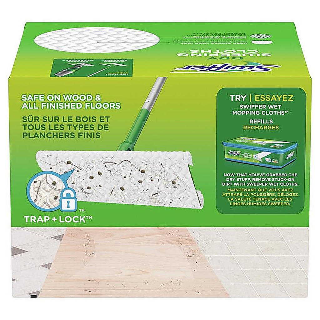 Swiffer 15849 Sweeper 5.4 in. Dry Microfiber Dust Mop Refill 32 pk