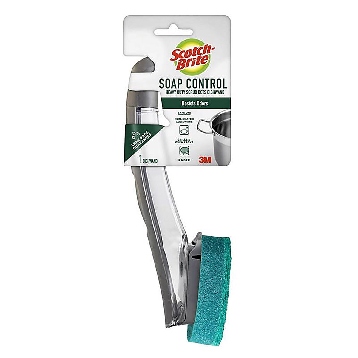 3M 651A-4 Scotch-Brite Heavy Duty Dishwand Brush For Multi-Purpose 1 pk