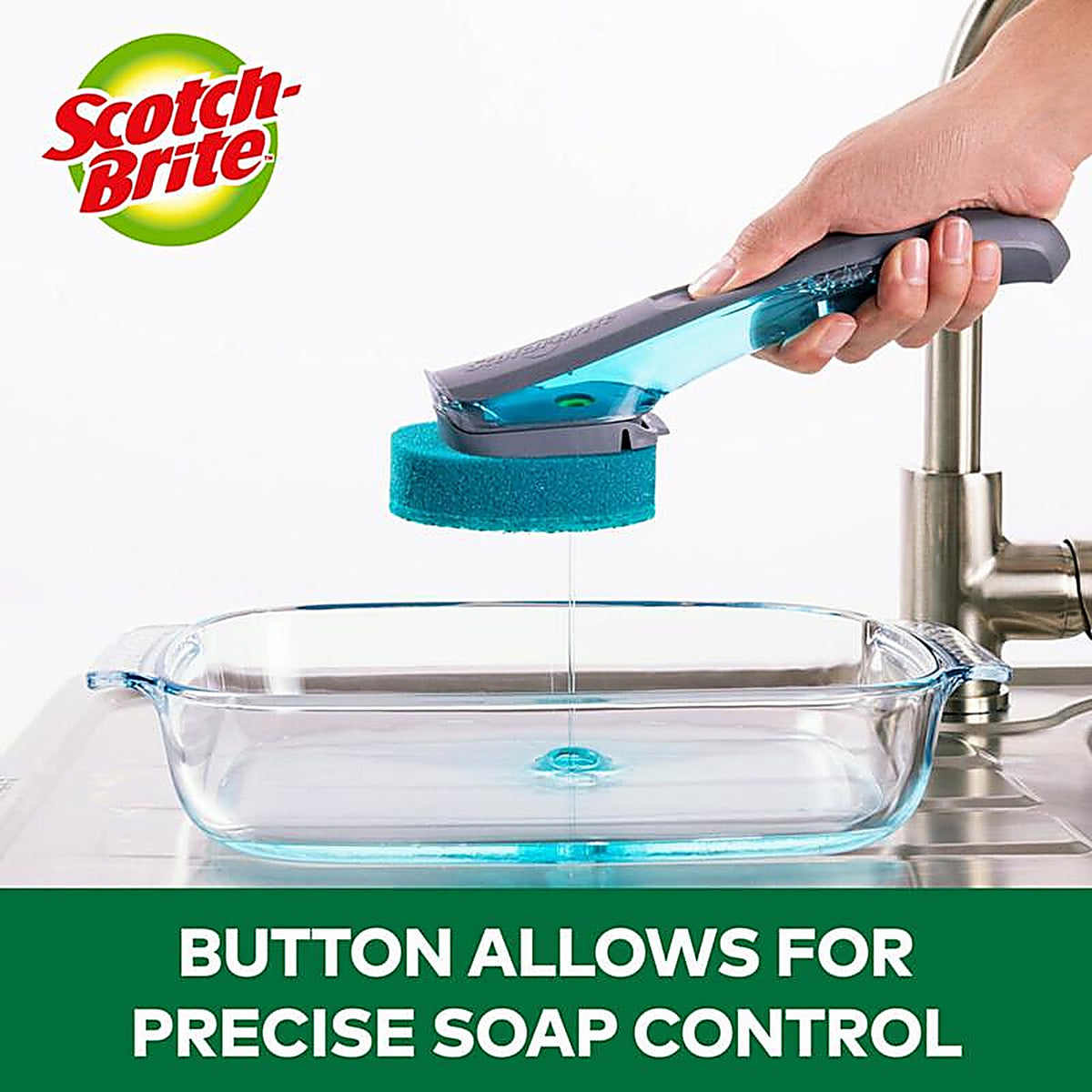 3M 651A-4 Scotch-Brite Heavy Duty Dishwand Brush For Multi-Purpose 1 pk