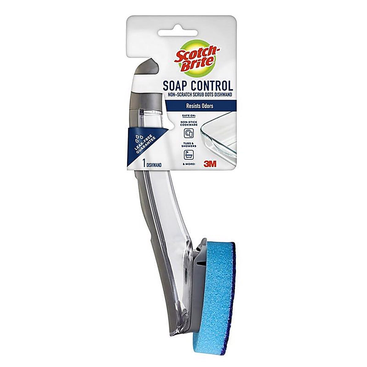 3M 451A-4 Scotch-Brite Non-Scratch Dishwand Brush For Multi-Purpose 1 pk