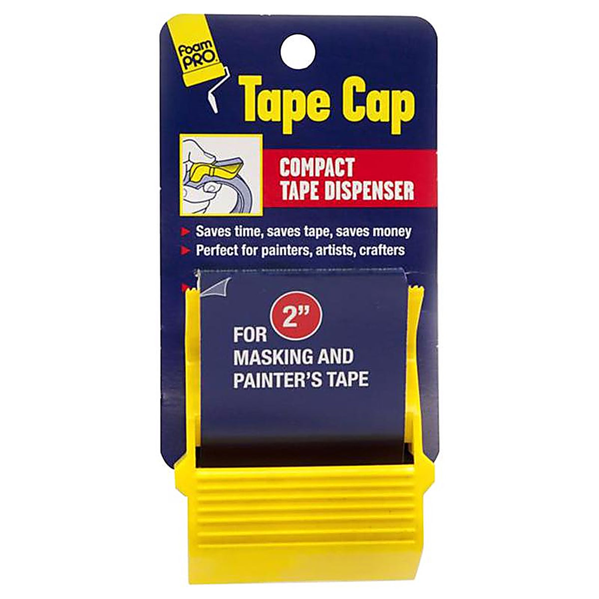 FoamPro 148 2 in. W X 3 in. L Tape Cutter Yellow