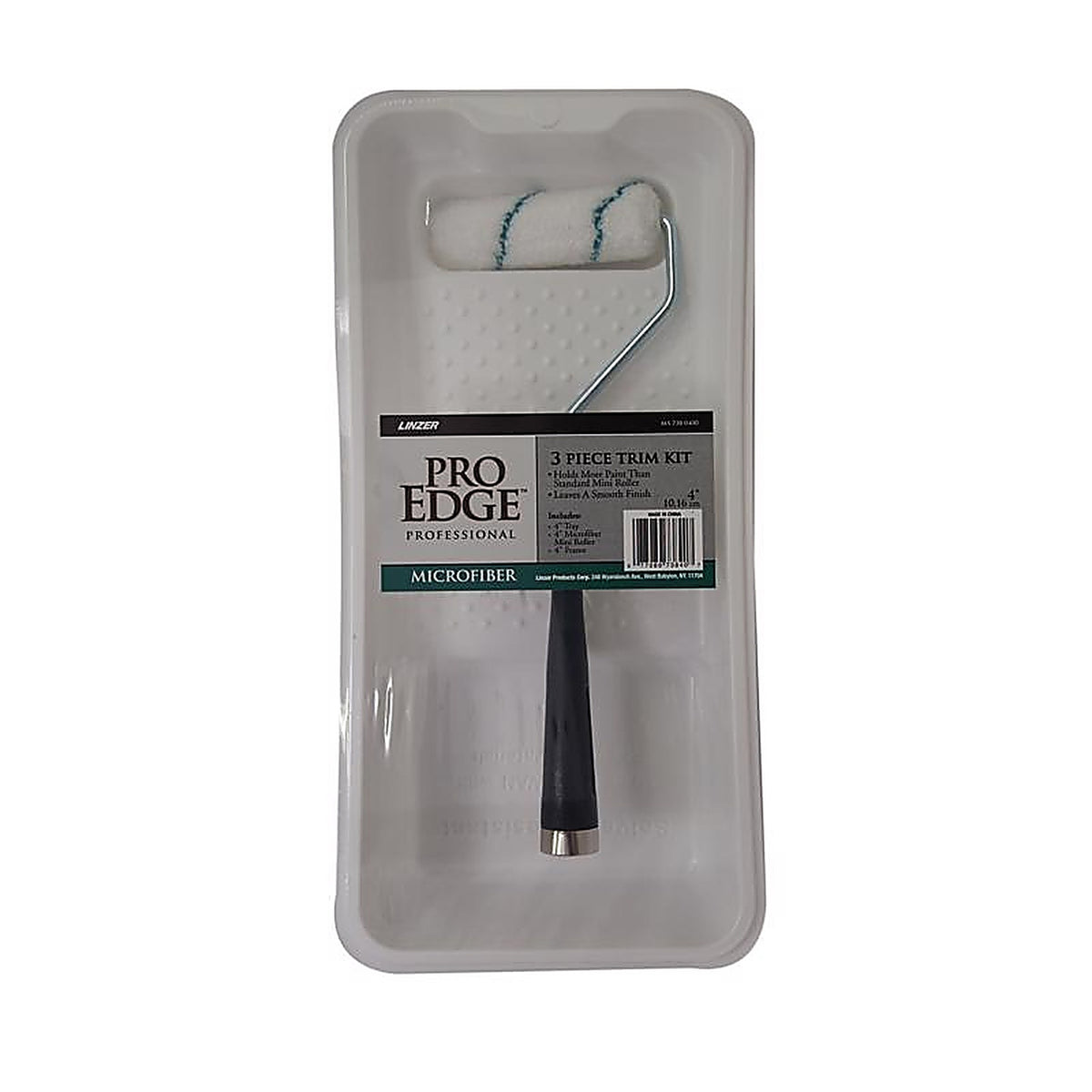 Linzer - MS 738 0400 - Pro Edge Plastic 4 in. W Disposable Paint Tray Kit