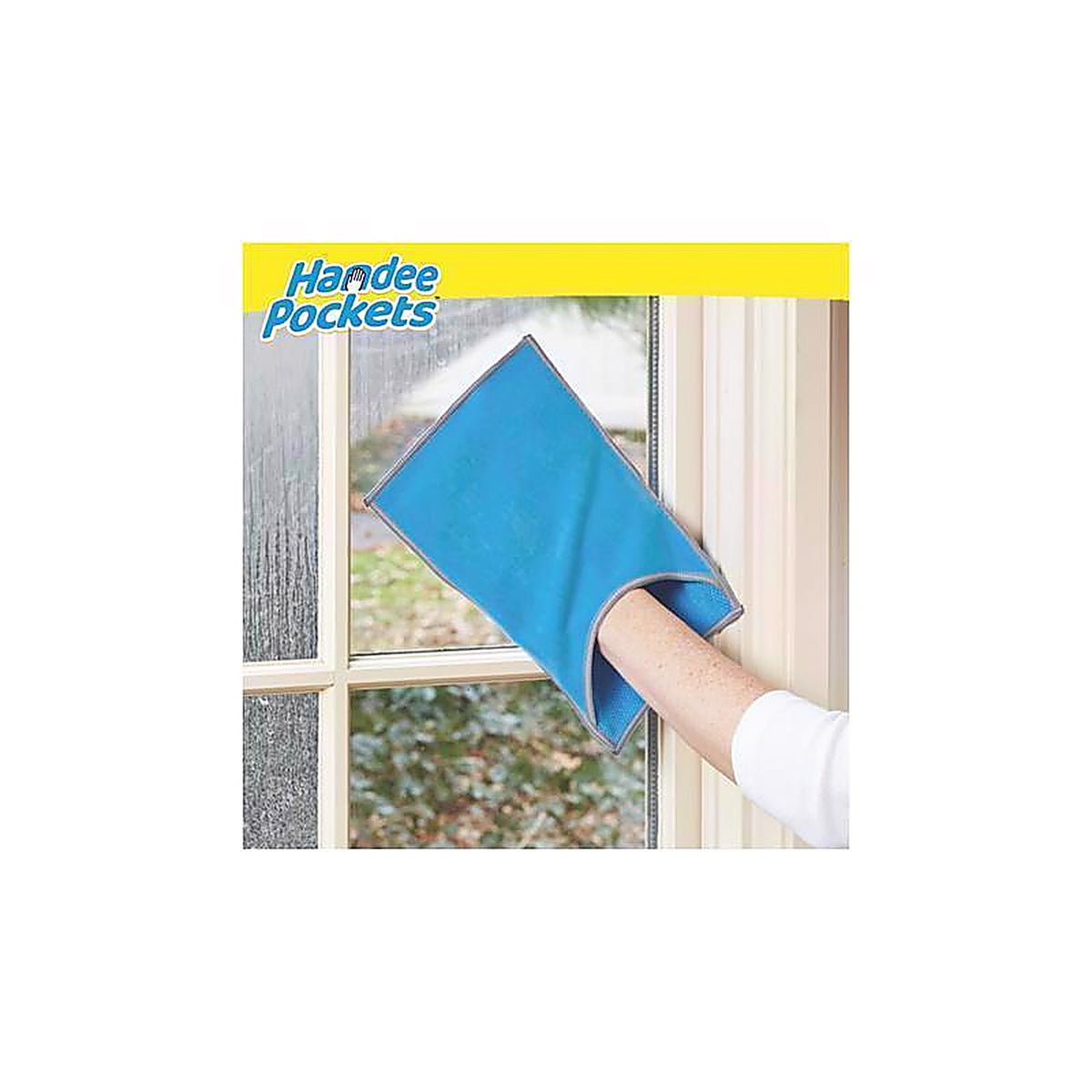 Handee Pockets - 33224 - Microfiber Cleaning Cloth 6.25 In. W X 9.75 In. L 2 Pack