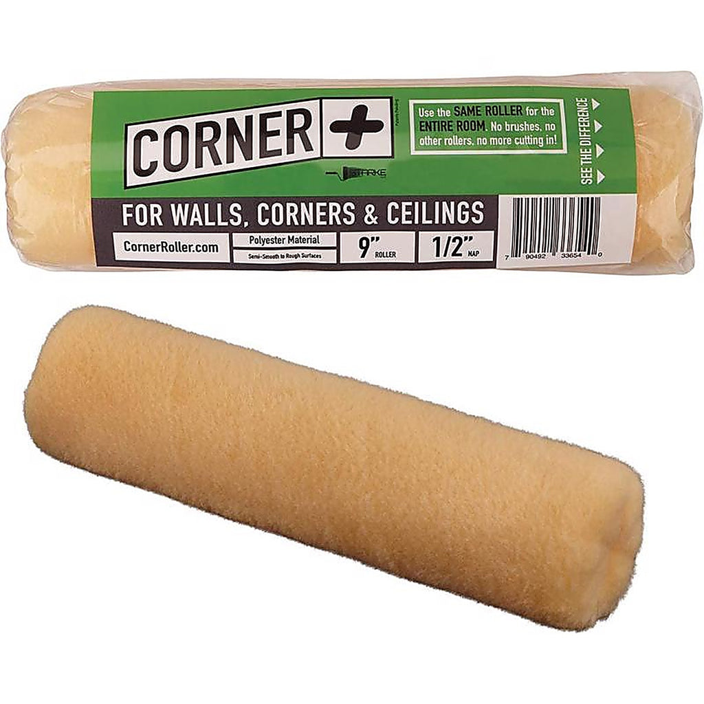 Corner + Roller - 76512 - Polyester 9 In. W X 1/2 In. Paint Roller Cover 1 Pack