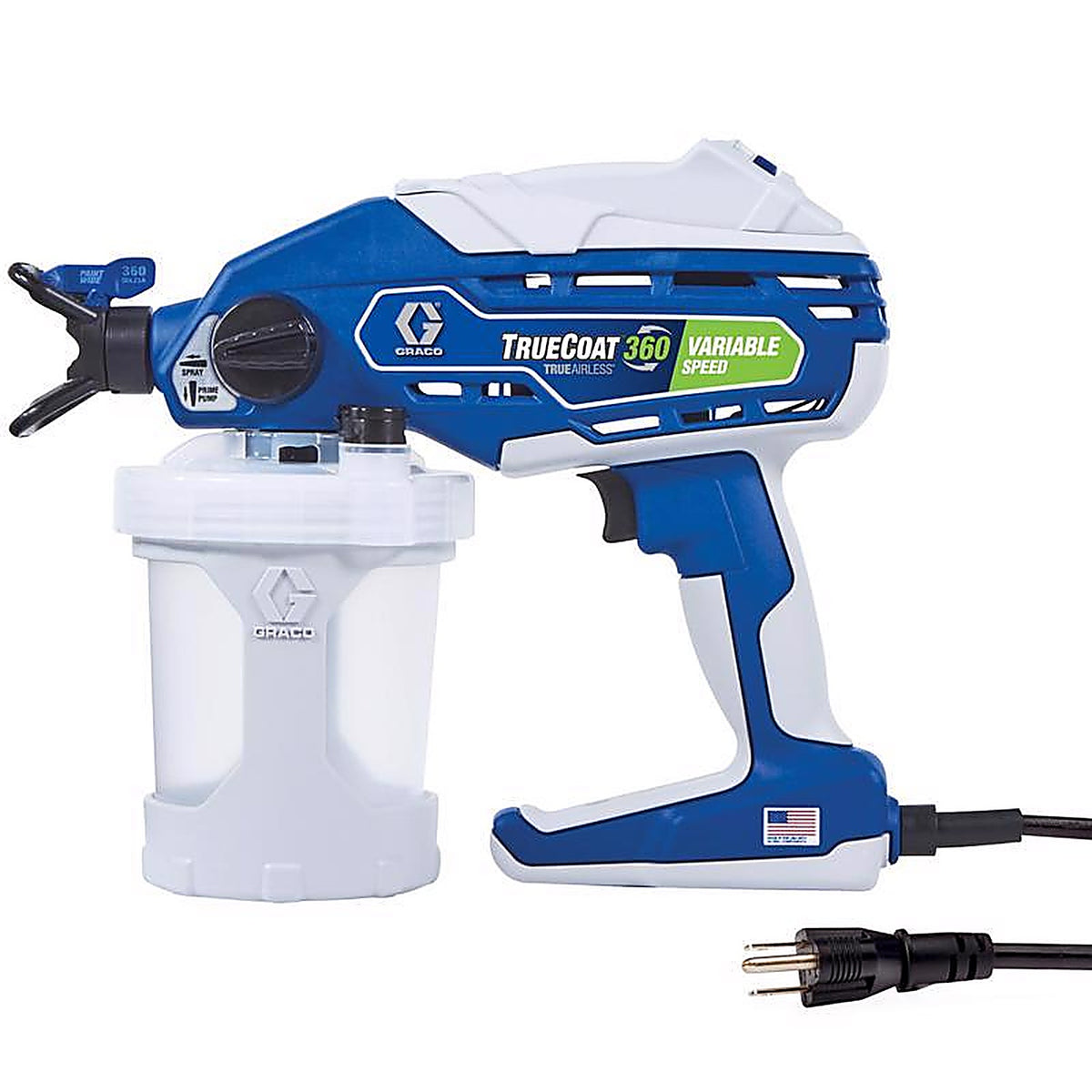 Graco 26D283 TrueCoat 360 2000 psi Plastic Handheld Paint Sprayer