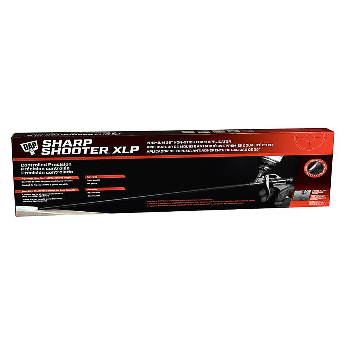 Dap - 7565070232 - Sharpshooter Xlp Professional Aluminum/Steel Foam Gun
