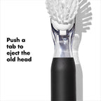 OXO - 12361200 - Good Grips 1 In. W Soft/Medium Bristle Plastic Handle Dish Brush Refill