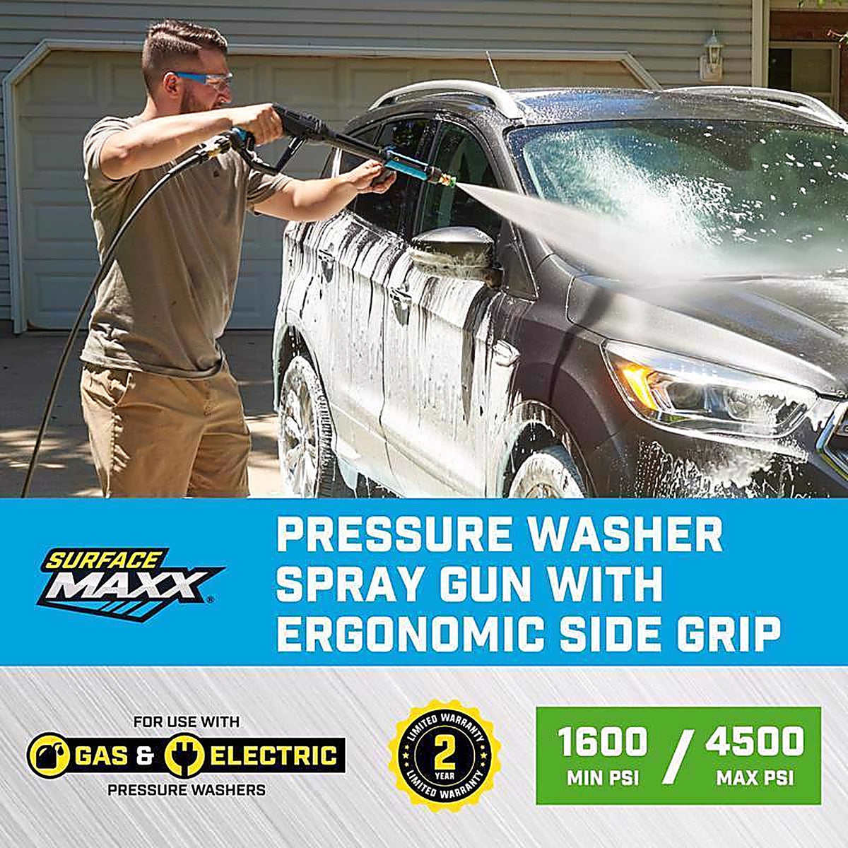 SurfaceMaxx - SGY-PWA91 - Pressure Washer Gun 4500 PSI