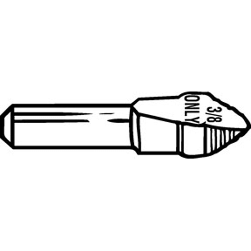 IRWIN 10312 #12 High Speed Steel Fractional Self-Starting Drill Bit, 3/8in.