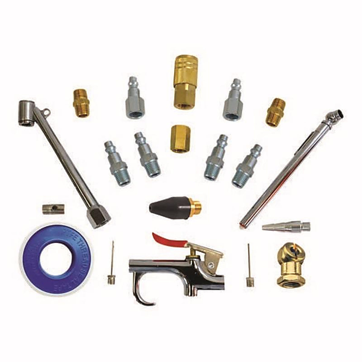 Tru-Flate - TRFL41225 - Air Tool Accessory Kit Boxed 20 Piece