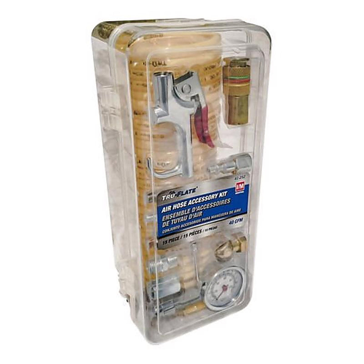 Tru-Flate - TRFL41252 - Air Tool Accessory Kit Boxed 15 Piece