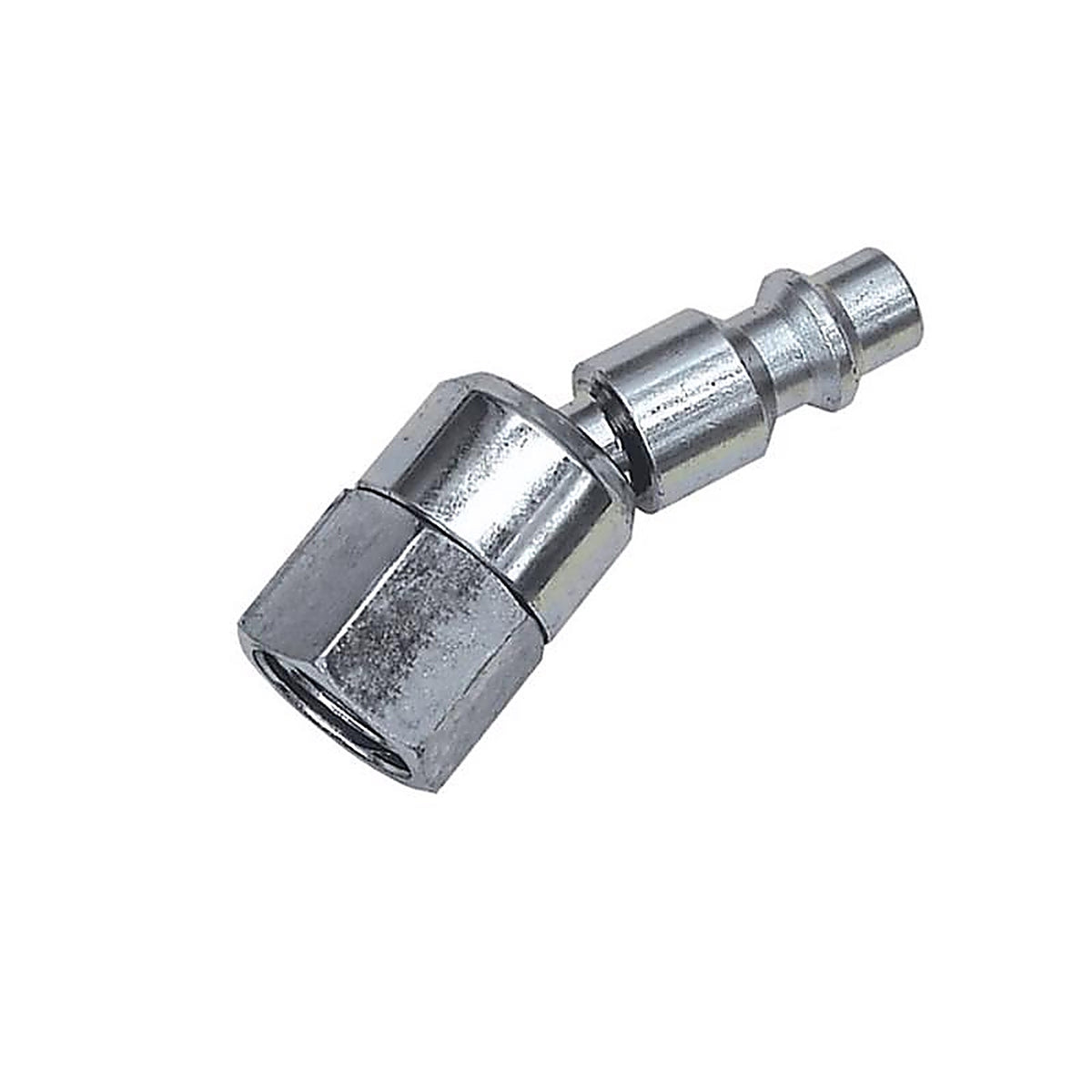 Tru-Flate - TRFL12233 - Steel I/M Milton Swivel Plug 1/4 In. 1/4 In. 1 Piece