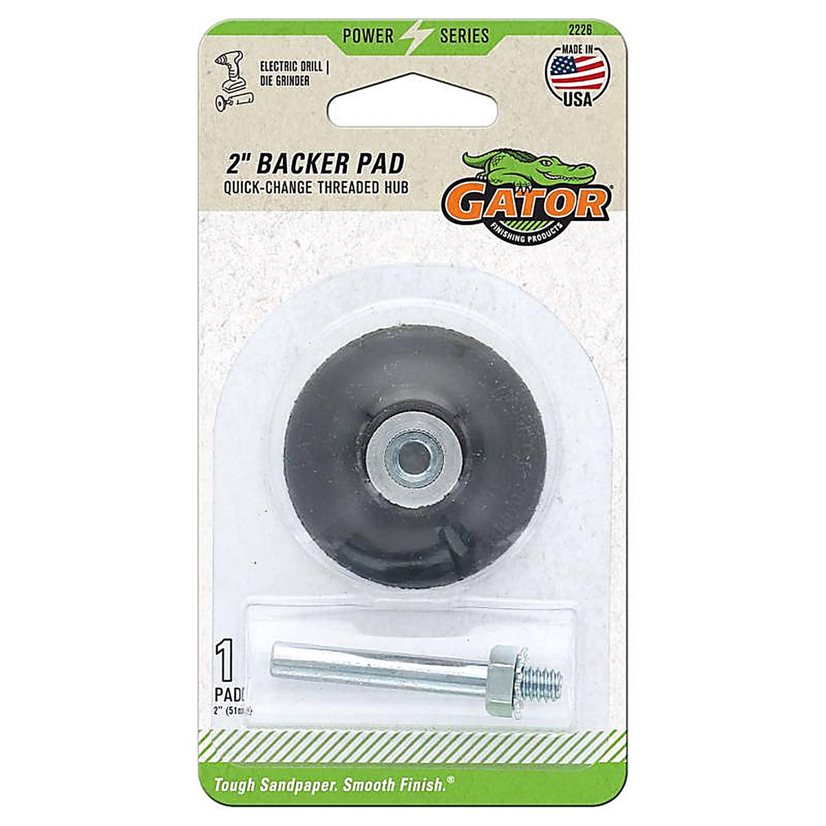 Gator - 2226 - Power Series 2 In. D Resin Backing Pad 25000 Rpm 1 Piece