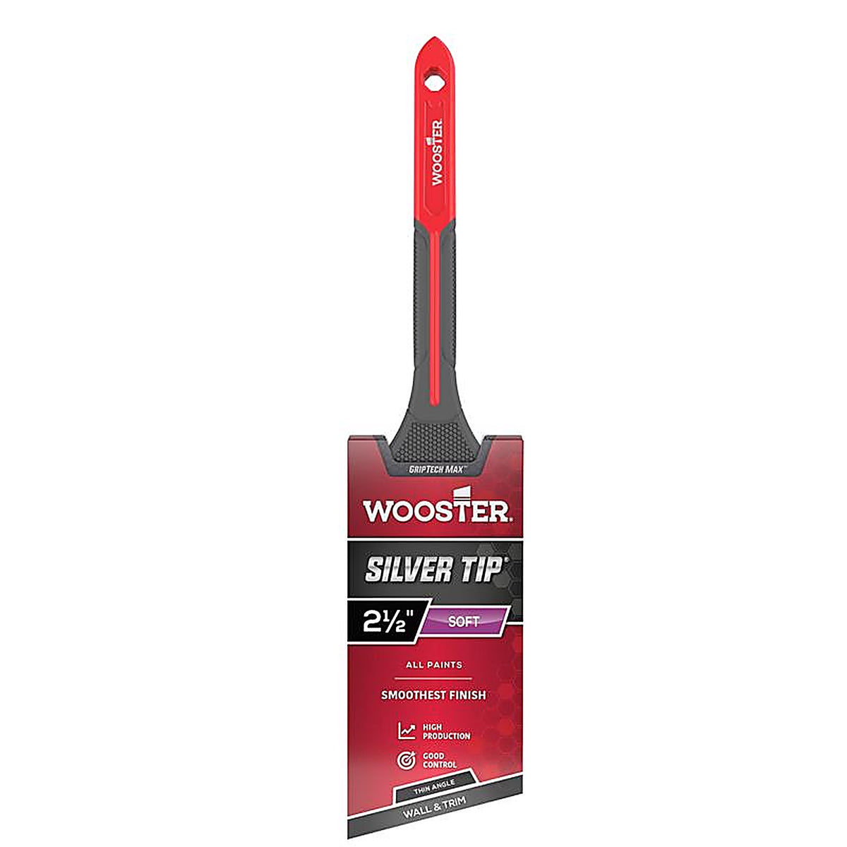 Wooster - G5224-2 1/2 - Silver Tip 2-1/2 In. Soft Thin Angle Paint Brush