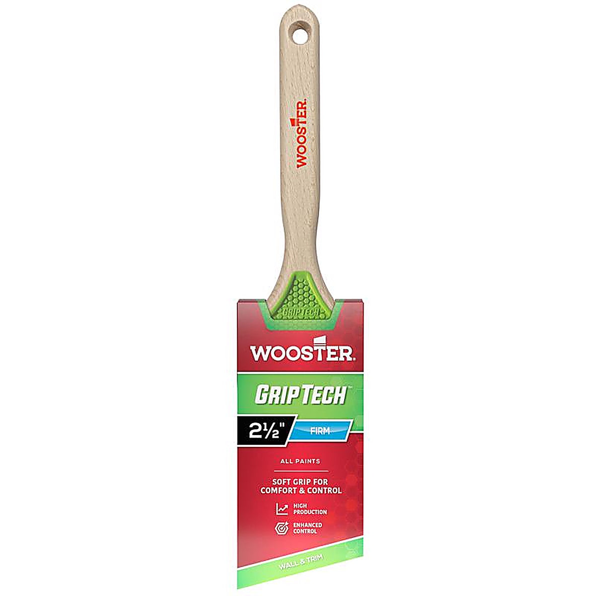 Wooster - 5401-2 1/2 - Griptech 2-1/2 In. Firm Angle Paint Brush