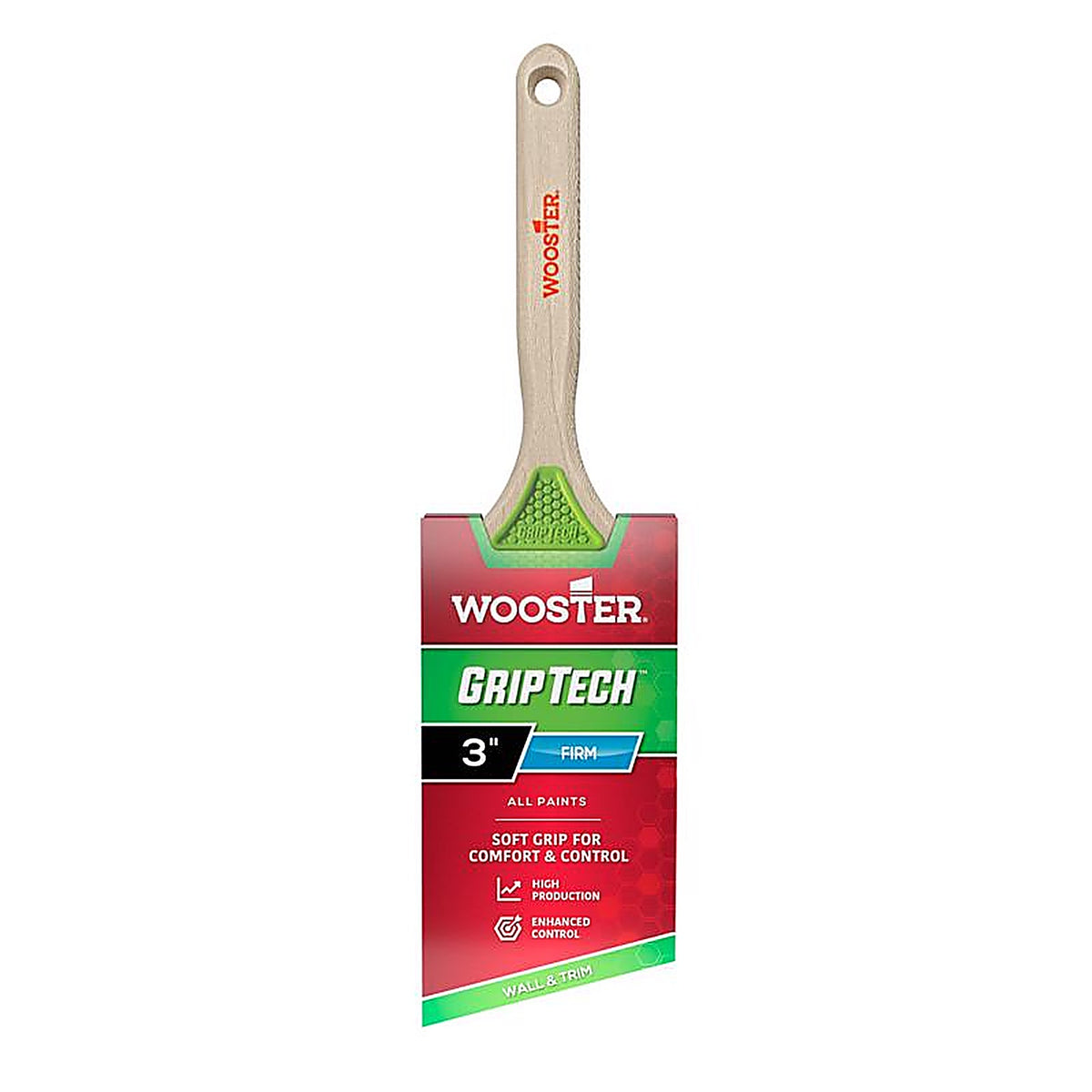 Wooster - 5401-3 - Griptech 3 In. Firm Angle Paint Brush