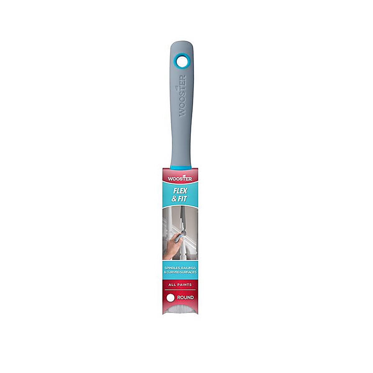Wooster - 8712 - Flex & Fit 1 In. Soft Round Paint Brush