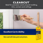 Purdy - 144152115 - Clearcut Glide 1-1/2 In. Stiff Angle Paint Brush