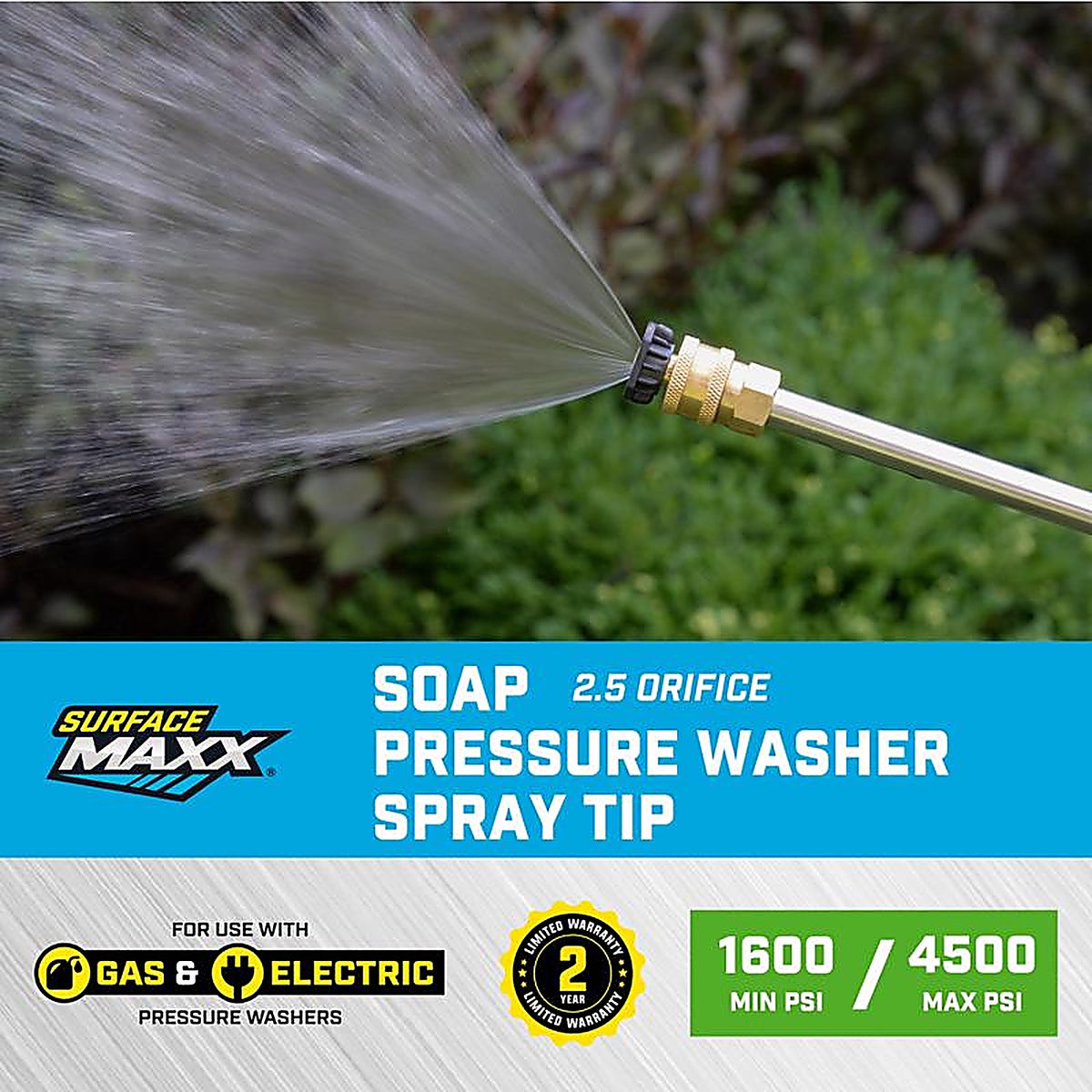 SurfaceMaxx - SGY-PWA88 - Soap Spray Nozzle 4500 PSI