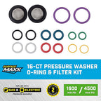 SurfaceMaxx - SGY-PWA1128 - 16-CT Pressure Washer O-Ring Kit
