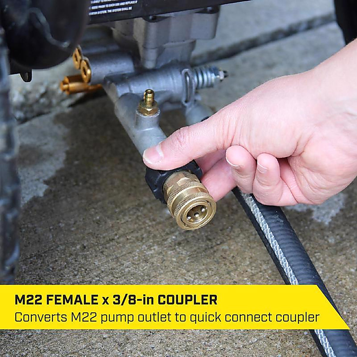 SurfaceMaxx - SGY-PWA30 - M22 Female X 3/8-In Quick Connect Coupler 4500 PSI