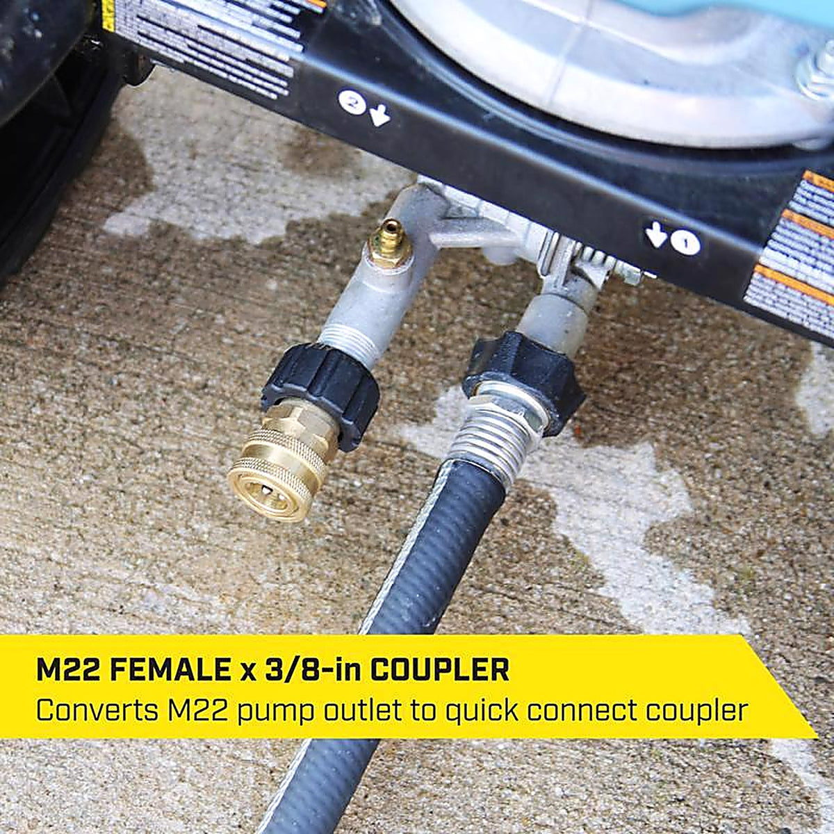 SurfaceMaxx - SGY-PWA30 - M22 Female X 3/8-In Quick Connect Coupler 4500 PSI