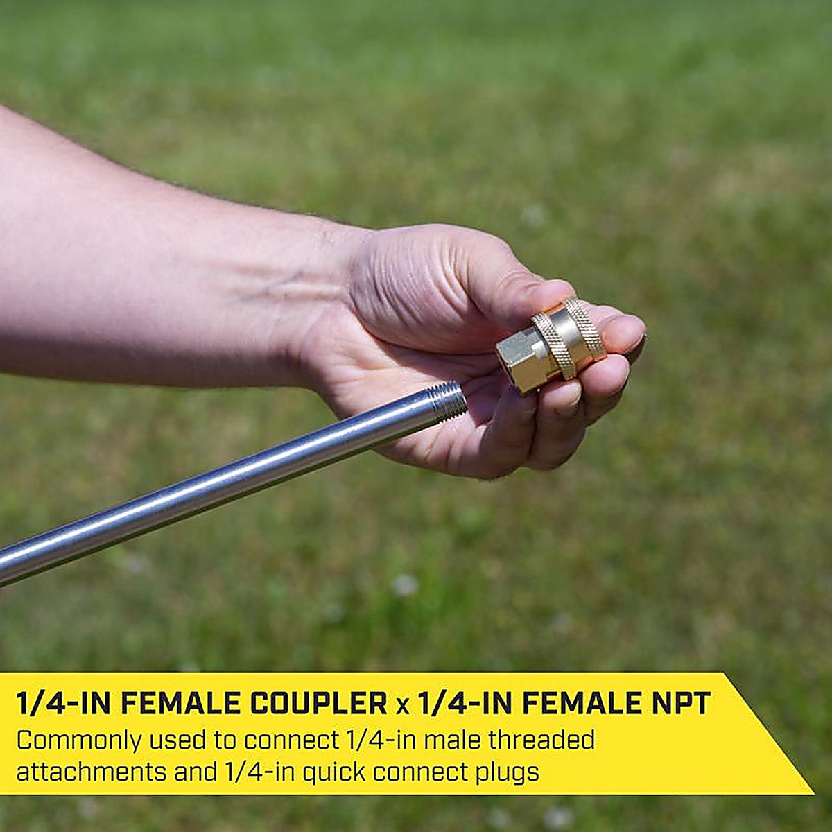 SurfaceMaxx - SMX-PWA300 - 1/4-In Female NPT X 1/4-In Female Quick Connect Plug 5500 PSI
