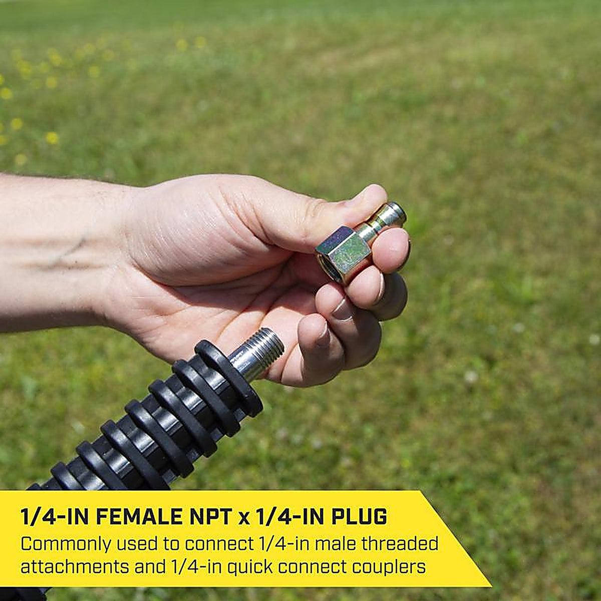 SurfaceMaxx - SMX-PWA304 - 1/4-In Female NPT X 1/4-In Quick Connect Plug 5500 PSI