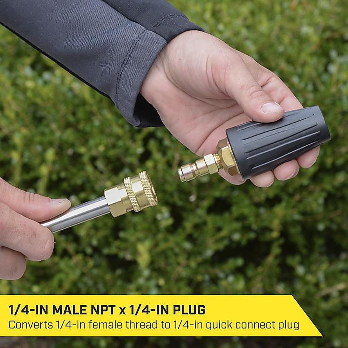 SurfaceMaxx - SMX-PWA317 - 1/4-In Male NPT X 1/4-In Quick Connect Plug 5500 PSI