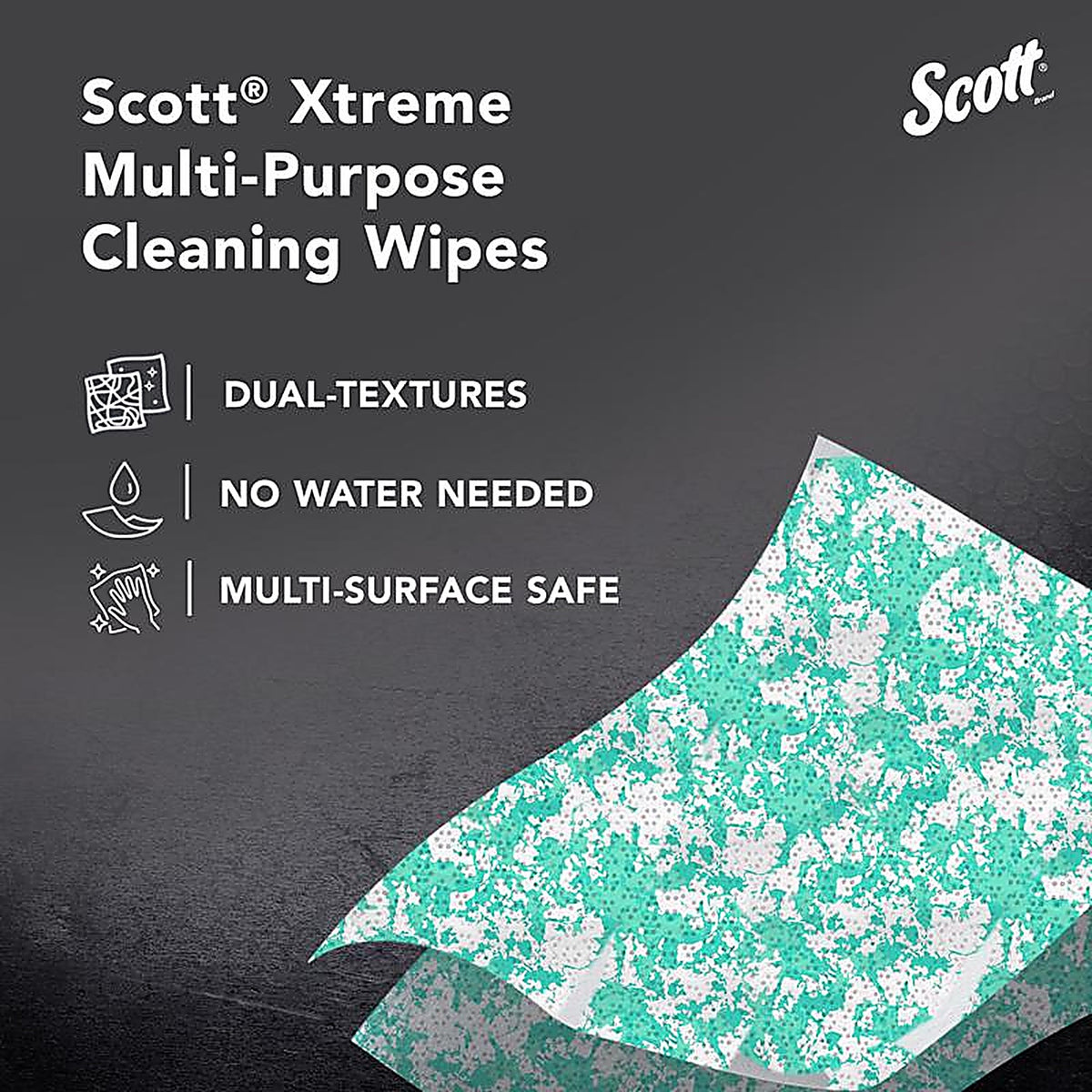 Scott - 54591 - Xtreme Cleaning Wipes 7 In. W X 9 In. L 75 Wipes 1 Pack