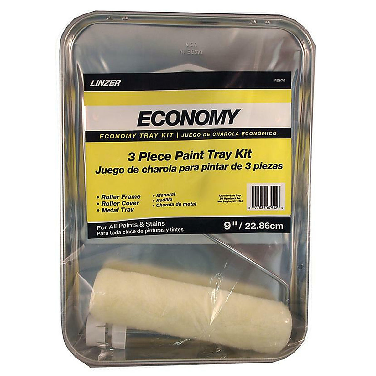 Linzer RS679 Regular Paint Roller Kit Threaded End