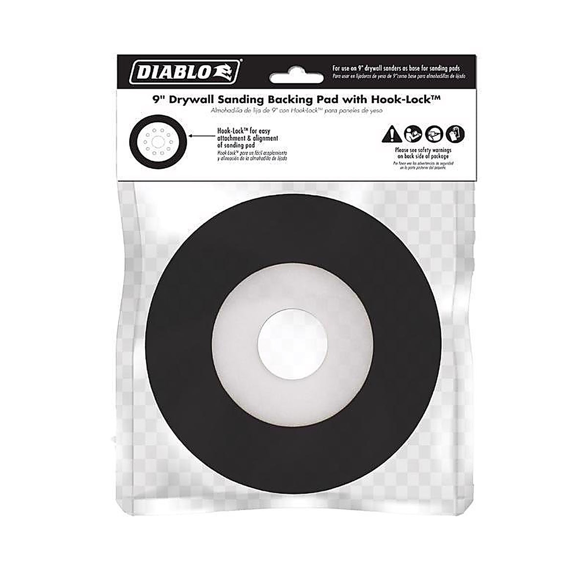 Diablo - DCD090PADF01G - 9 In. L X 9 In. W Foam/Polypropylene Drywall Back Up Pad