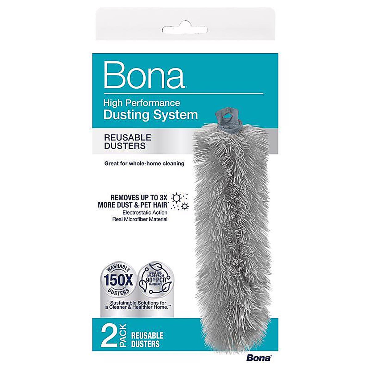 Bona - AX0003686 - Microfiber Duster 11 In. W X 17 In. L 2 Pack