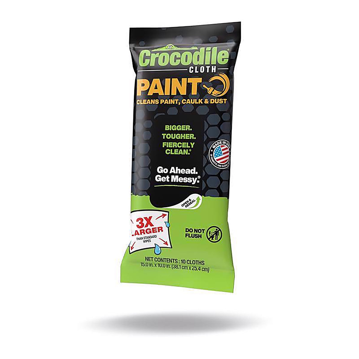 Crocodile Cloth - 6920-010 - Paint Cleaning Cloth 15 In. W X 10 In. L 10 Wipes 10 Pack
