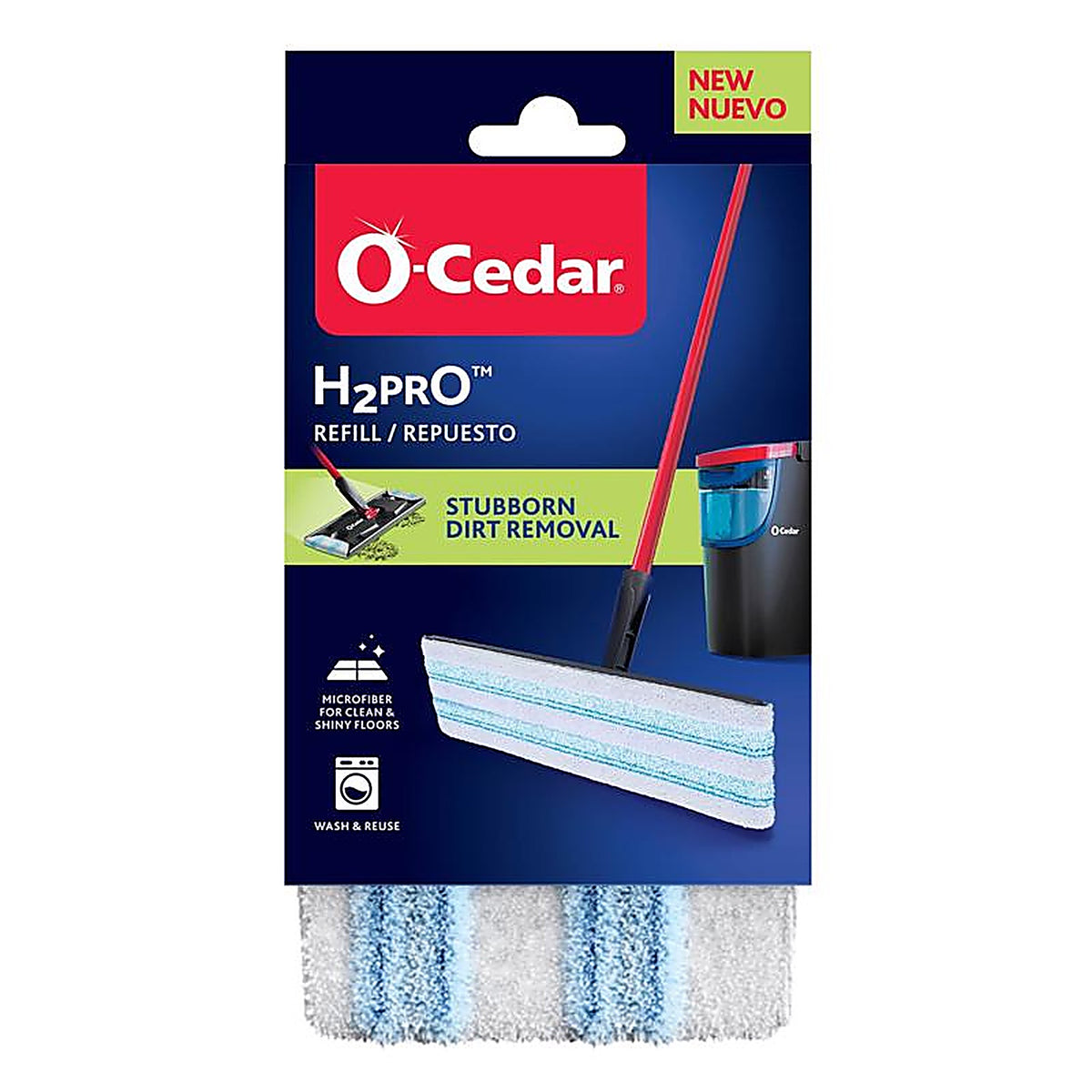O-Cedar - 175780 - H2pro Microfiber Mop Replacement 1 Pack