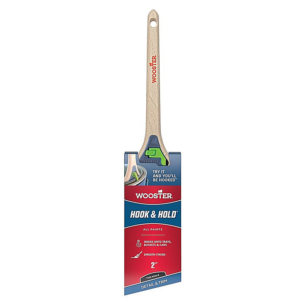 Wooster - 5300-2 - Hook and Hold 2 In. Soft Thin Angle Trim Paint Brush