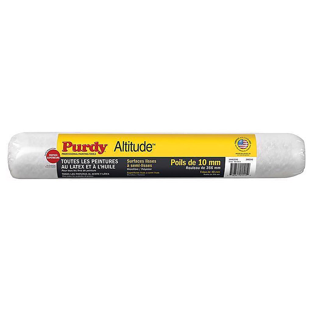 Purdy - 144612142 - Altitude Poly Micro 14 In. W X 3/8 In. Regular Paint Roller Cover 1 Pack