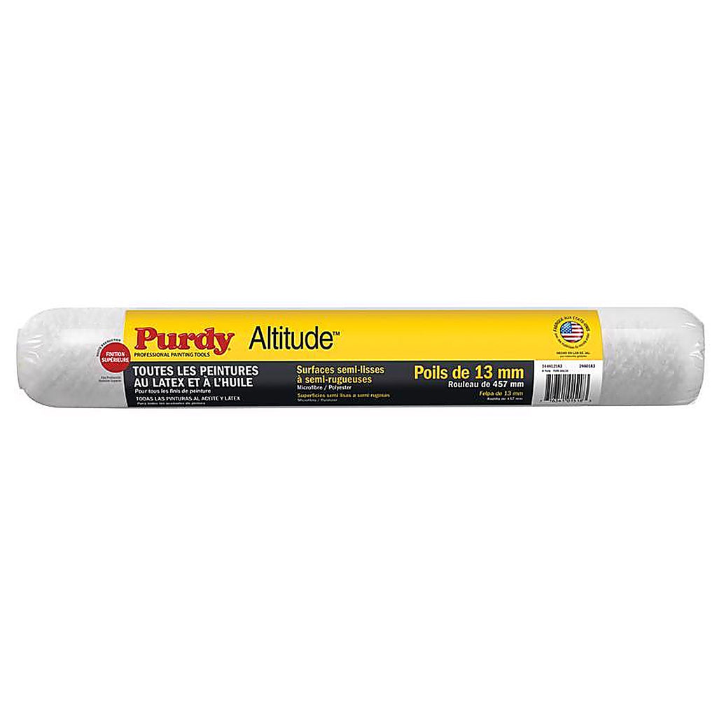 Purdy - 144612183 - Altitude Poly Micro 18 In. W X 1/2 In. Regular Paint Roller Cover 1 Pack