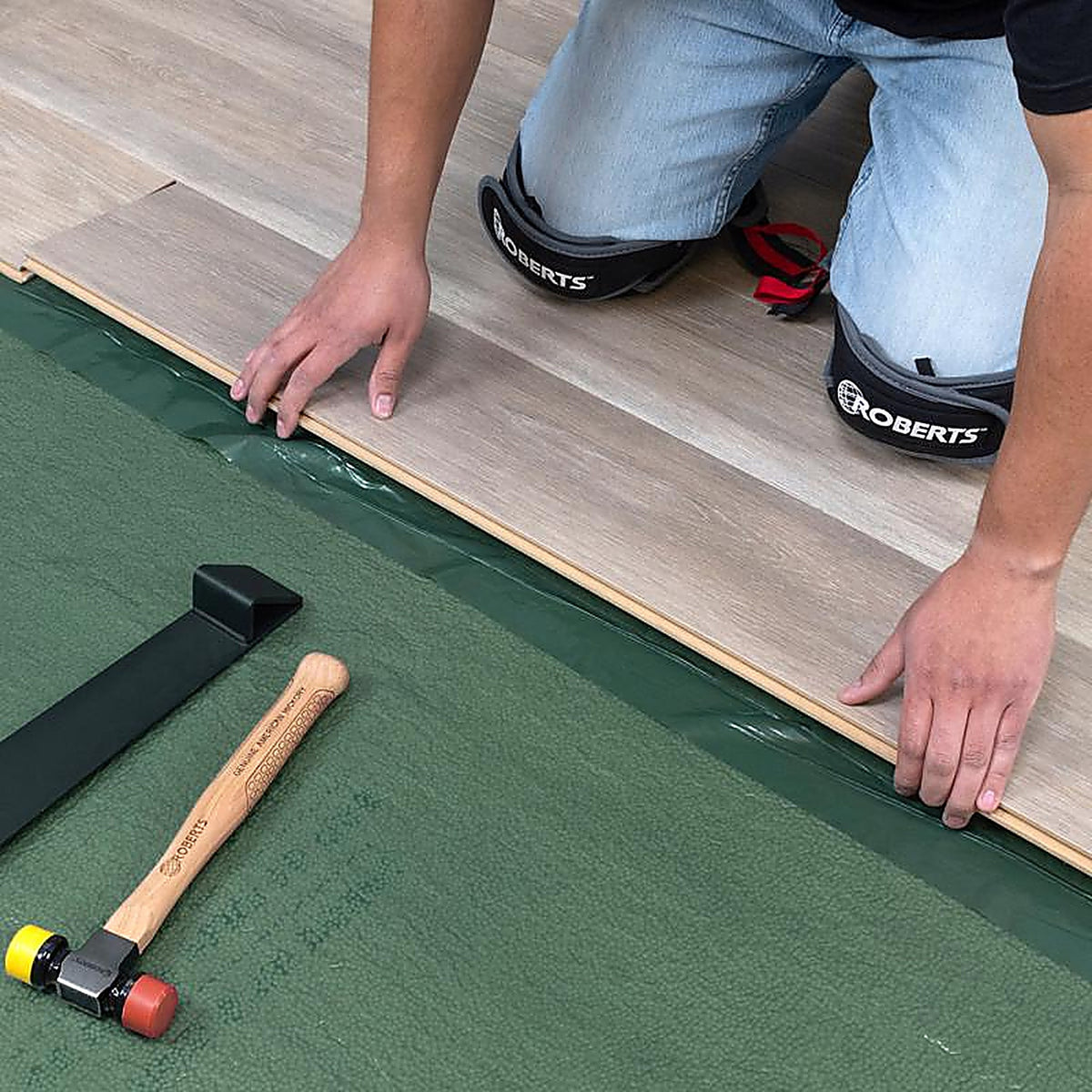 Roberts - 70-102-12 - First Step 3-In-1 Underlayment Roll 2 Mil X 40 In. W X 30 Ft. L Plastic Green 1 Pack