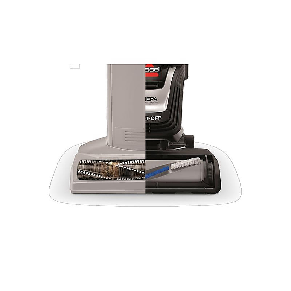 Cleanview - 3988 - Max Lift-Off Bagless Corded Hepa Filter Upright Vacuum