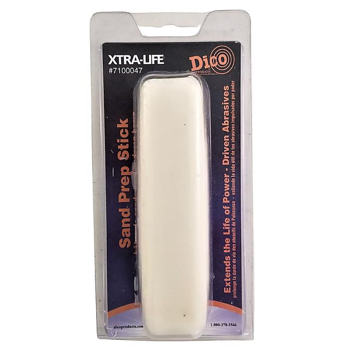 Dico - 7100047 - Sand Prep Stick 7.25 In. L X 3.5 In. W Stearic Wax Sand Prep Abrasive Belt Lubricant