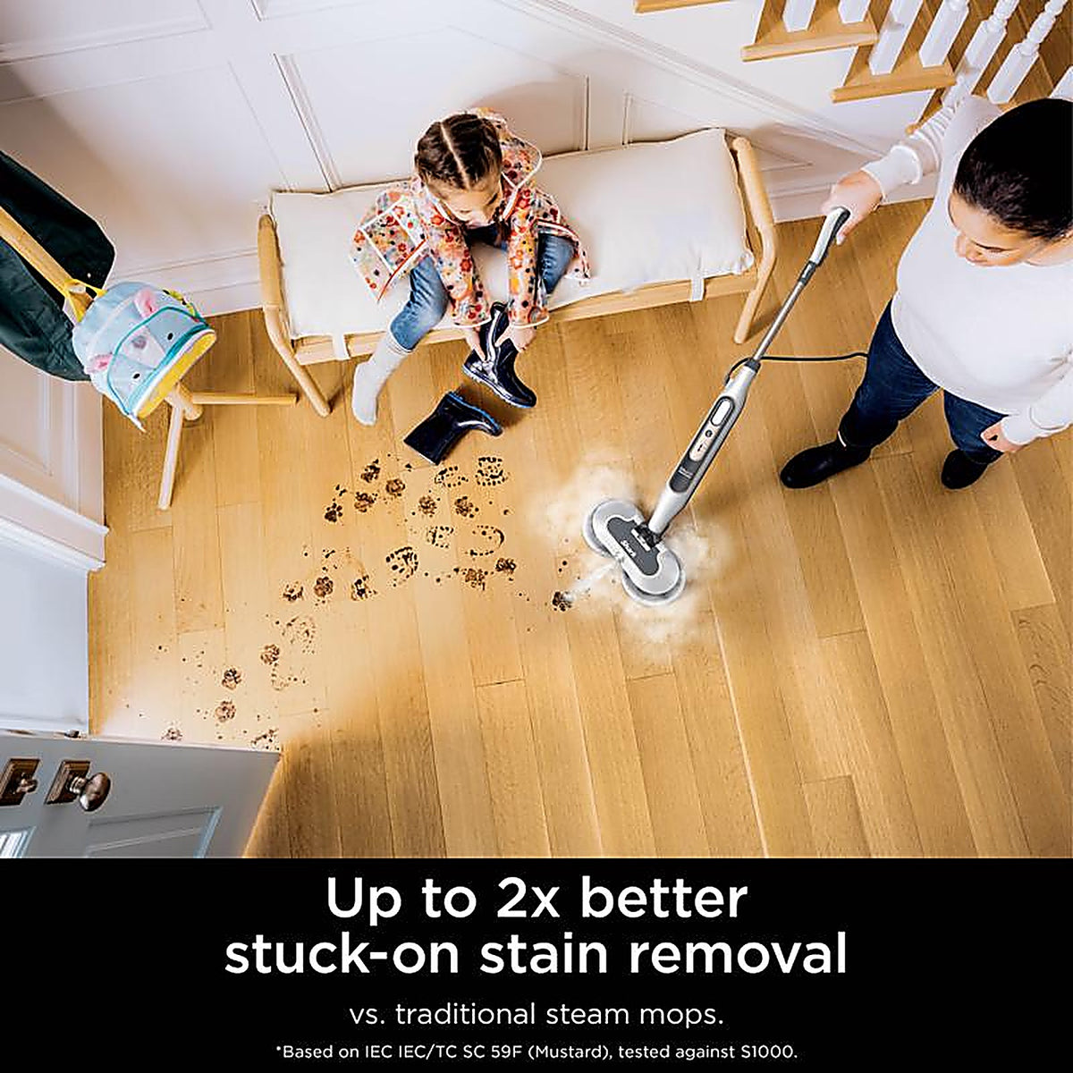 Shark - S8201 - Bagless Corded No Filter Steam Mop
